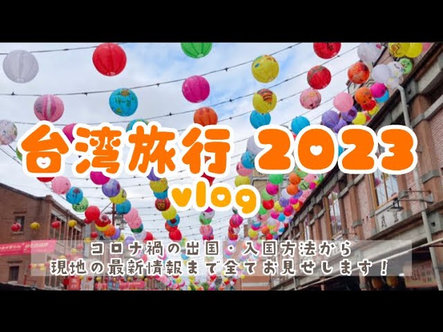 【vlog】台湾旅行最新情報🇹🇼出国・入国から現地の最新情報まで全てお届けします！(2023年1月)／コロナ禍の海外旅行について