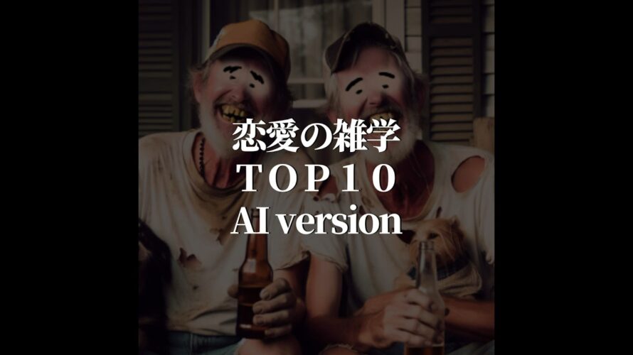 【Top10】AI恋愛雑学